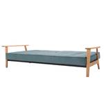 Canapé convertible Splitback Frej I Tissu - Tissu Mixed Dance : Light Blue