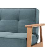 Schlafsofa Splitback Frej I Webstoff Stoff Mixed Dance: Light Blue