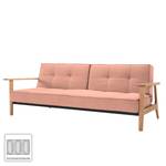 Schlafsofa Splitback Frej I Webstoff Stoff Soft: Coral