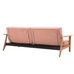 Schlafsofa Splitback Frej I Webstoff Stoff Soft: Coral