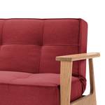 Canapé convertible Splitback Frej I Tissu - Tissu Twist : Rust Red