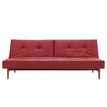 Canapé convertible Splitback Styletto I Tissu - Tissu Twist : Rust Red