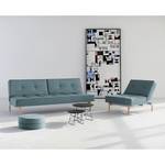 Schlafsofa Splitback Styletto II Webstoff - Stoff Mixed Dance: Light Blue