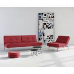 Schlafsofa Splitback Styletto II Webstoff - Stoff Twist: Rust Red