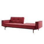 Schlafsofa Splitback VI Stoff Twist: Rust Red