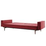 Schlafsofa Splitback VI Stoff Twist: Rust Red