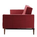 Schlafsofa Splitback VI Stoff Twist: Rust Red