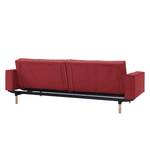 Canapé convertible Splitback Styletto IV Tissu - Tissu Twist : Rust Red