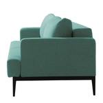 Schlafsofa Steff Webstoff - Stoff Xena: Aqua / Limette