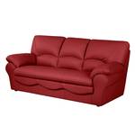 Schlafsofa Torsby Echtleder Rot