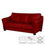 Schlafsofa Toucy Echtleder Rot