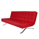 Schlafsofa Wave Two Kunstleder Kunstleder Yuma: Rot