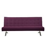 Schlafsofa Wave Two Webstoff Stoff Zahira: Aubergine