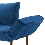 Slaapbank Zeal II geweven stof Stof Velvet: Royal Blue