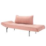 Canapé convertible Zeal Laser Legs Tissu - Tissu Soft : Coral