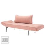 Schlafsofa Zeal Laser Legs Webstoff Stoff Soft: Coral