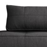 Schlafsofa Zeal Laser Legs Webstoff Stoff Flashtex: Dark Grey