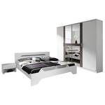 Chambre à coucher Rubi I Blanc alpin / Gris lave - 180 cm x 200 cm