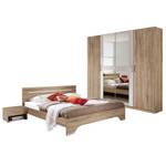 Chambre à coucher Rubi I 4 éléments - Imitation chêne San Remo / Blanc alpin