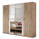Chambre à coucher Rubi I 4 éléments - Imitation chêne San Remo / Blanc alpin