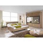 Chambre à coucher Venlo (4 éléments) Imitation chêne Sonoma Éléments décoratifs :  gris lave 160 x 200 cm Largeur d'armoire 226