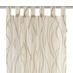 Schlaufenschal T-Waved Stripes Beige - Textil - 140 x 255 cm