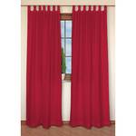 Tenda con passanti Cotton Panama Rosso rubino - 130 x 260 cm