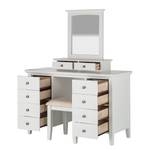 Kaptafel Celeste (incl. hocker) wit