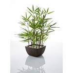 Kunstpflanze Bambus Kunststoff / Terrakotta - Grün