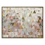 Bild Guadaloupe Gold - Pink - Textil - 80 x 60 x 3 cm