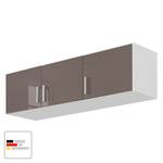 Modulo armadio Celle Bianco alpino/Color grigio lava lucido - Larghezza: 136 cm