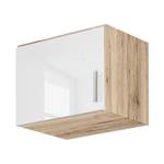 Rangement pour armoire Celle Imitation chêne de Sonoma / Blanc brillant - Largeur : 47 cm