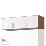 Rehausse pour armoire KiYDOO 1 porte Blanc brillant / Imitation chêne de Stirling