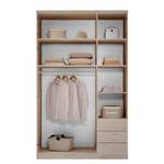 Armoire à vêtements Ribe Pin blanc délavé - Largeur : 150 cm - 3 portes
