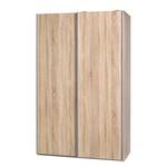 Armoire portes coulissantes Soft Smart 2 Imitation chêne - Largeur : 120 cm