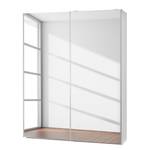 Amoire à portes coulissantes Soft Smart Verre miroir - Largeur : 150 cm - 2 miroir