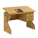 Schreibtisch Ailina I Kiefer-Massivholz, Gelaugt