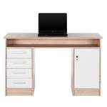 Bureau Alnor Sonoma eikenhoutkleur/wit