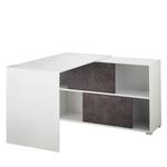 Schreibtisch Altino II Weiß / Basalt