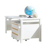 Bureau Bibo Blanc alpin / Orange - Avec caisson