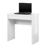 Bureau d'angle Cu-Libre 80 Blanc brillant - Blanc brillant