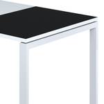 Schreibtisch easyDesk Weiß / Schwarz - 140 x 80 cm