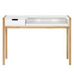 Bureau Halling (extensible) Chêne sauvage partiellement massif - Chêne sauvage / Blanc