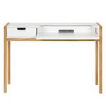 Bureau Halling (extensible) Chêne sauvage partiellement massif - Chêne sauvage / Blanc