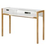 Bureau Halling (extensible) Chêne sauvage partiellement massif - Chêne sauvage / Blanc