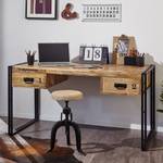 Bureau Iron massief mangohout/ijzer