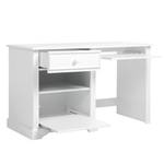 Bureau La Coquette Pin partiellement massif - Blanc