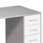 Bureau Magic IV platinagrijs/wit