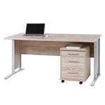 Set scrivania Office Line Effetto quercia Sonoma