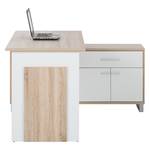 Schreibtisch Maxim Sonoma Eiche Dekor/Weiß